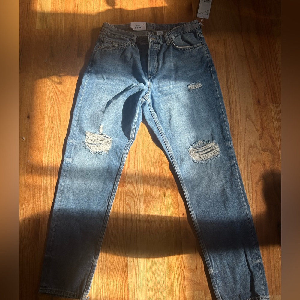 Low Waist Boyfriend Cut Jeans